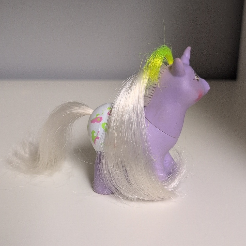 My Little Pony G1 1984 Fancy Pants Baby Glider Lilac Pony - Picture 2 of 4
